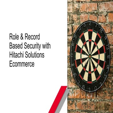 Role & Record based security in Hitachi Solutions Ecommerce