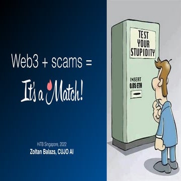 Web3 + scams = It's a match