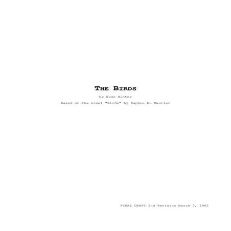 Hitchcock's the birds(script)