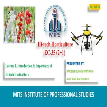 Hitech horticulture