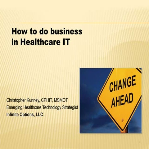 How to do Business in Health IT