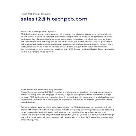 Hitech PCB Design & Layout Manufacturer.docx