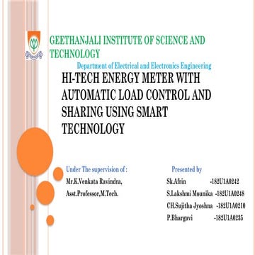 iot Hitech energy meter project review  1.pptx