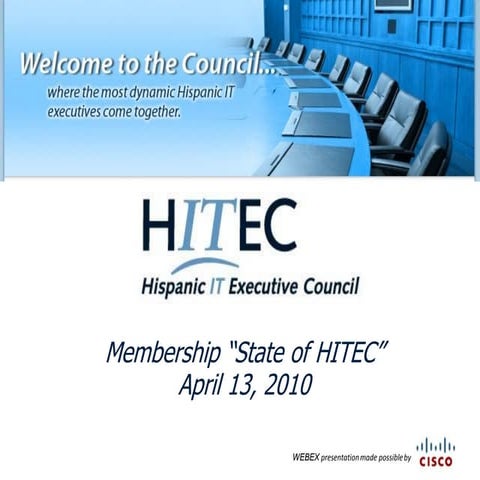 Hitec Membership Meeting Webex Presentation (Final)