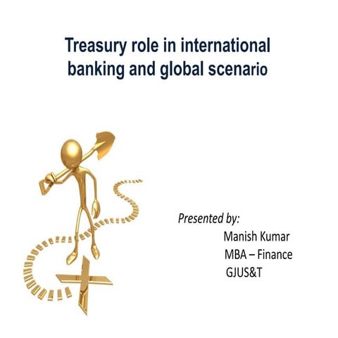 Treasury role in International Banking and global scenario