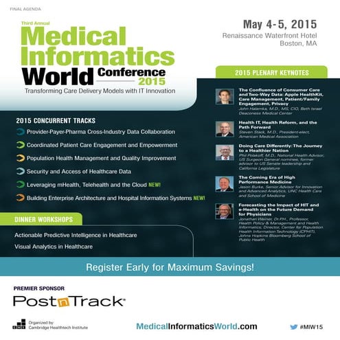 Medical Informatics World 2015