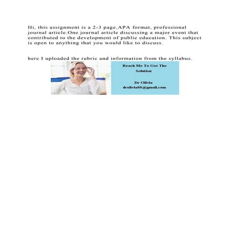 Hi, this assignment is a 2-3 page,APA format, professional journal a.docx