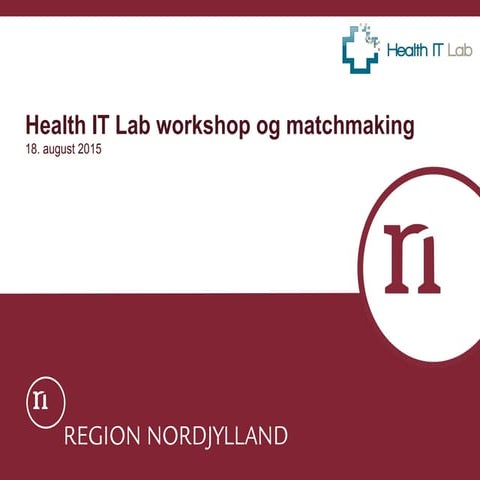 Præsentationer fra HIT Lab workshop | PDF