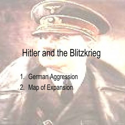 Hitler And The Blitzkrieg