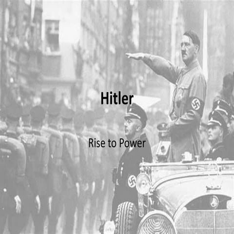 Hitler's Rise to Power