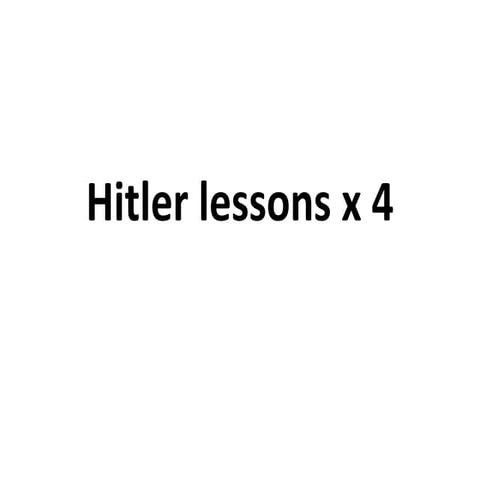 Hitler lessons_Game Changers topic