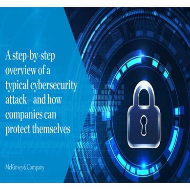 A step-by-step overview of a typical cybersecurity attack—and how companies c...