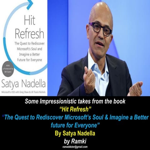 Hit refresh  Book Take Aways