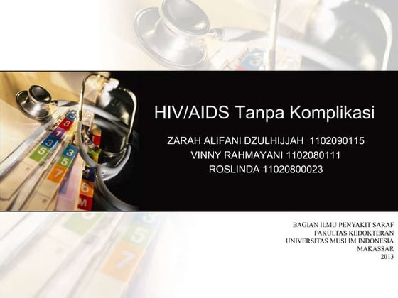Klasifikasi stadium klinis hiv aids menurut who | DOCX