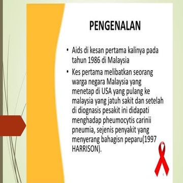 hiv dan aids di malaysia | PPTX