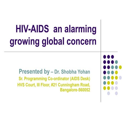 HIV-AIDS  an alarming growing global concern.ppt