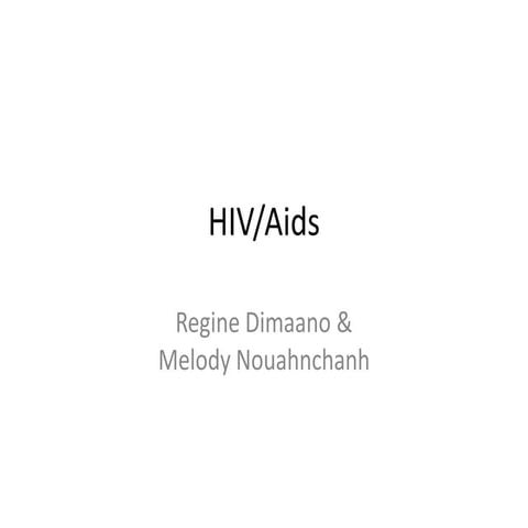 Hiv Aids | PPTX | Diseases and Conditions | Medical Health