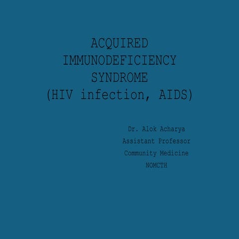 HIV AIDS Epidemiology Risk factors Types of Epidemic