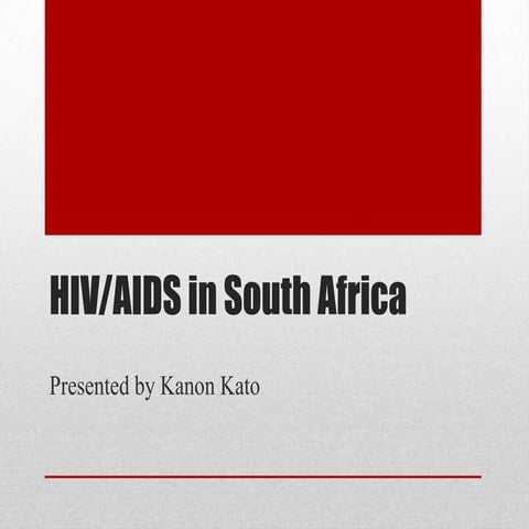 HIV/AIDS in South Africa