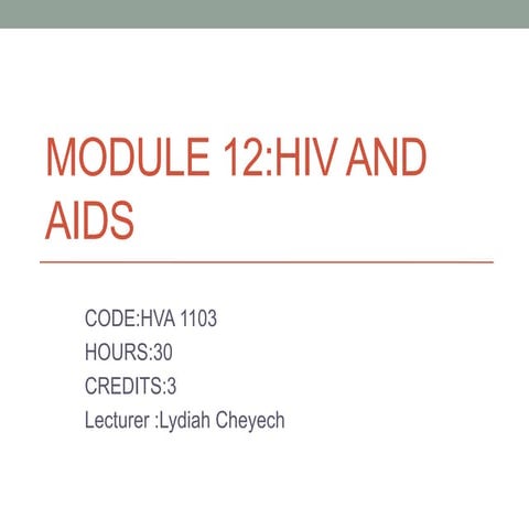 HIV  & AIDS L1.pptx