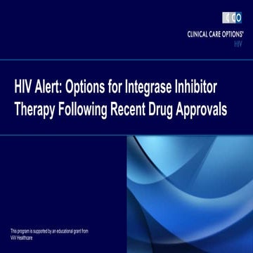 Dolutegravir Overview of an ARV medication.pptx