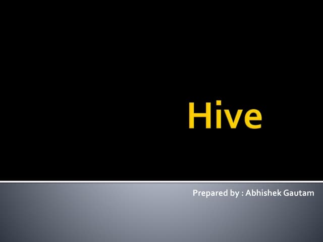 Apache Hive