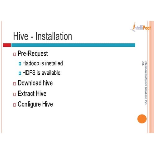 Hive installation | PDF