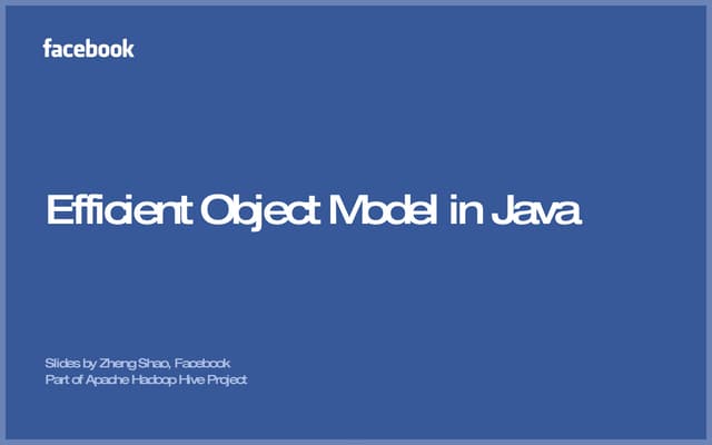 Hive Object Model