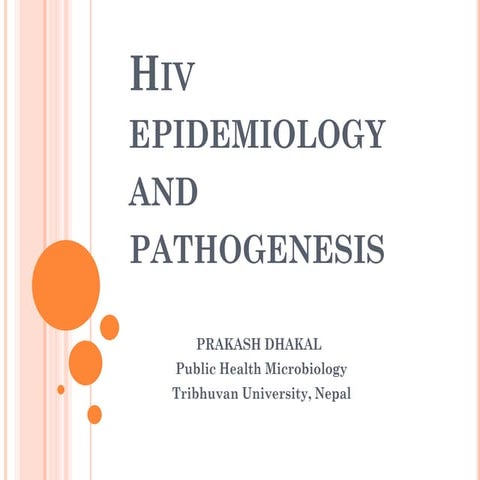 HIV epidemiology and pathogenesis 