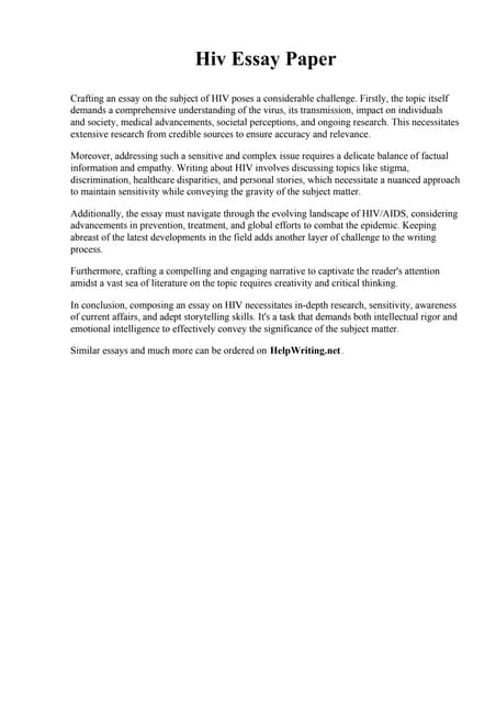 Essay On Hiv Aids.pdf