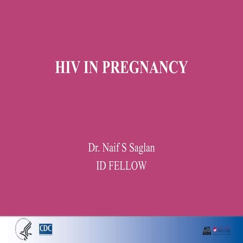Hiv in pregnancy