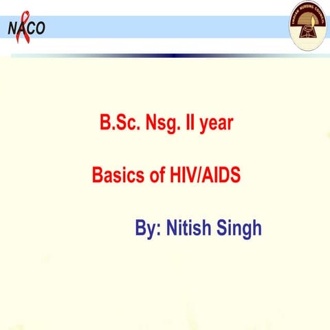 Hiv lecture | PPT