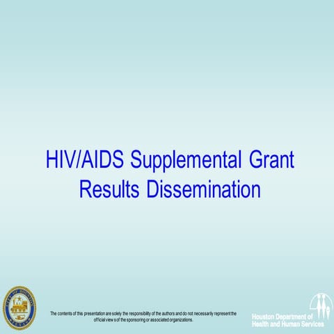 HIV/STD Electronic Lab Reporting