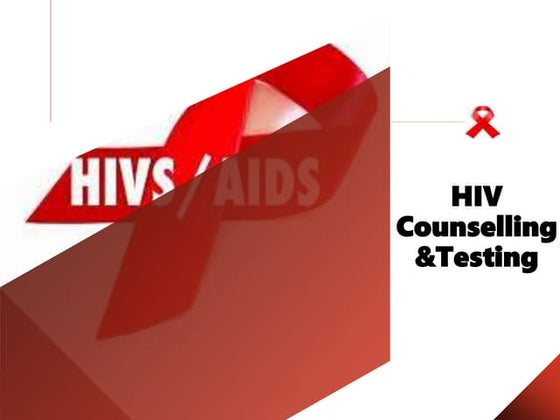 Counselling of people living with HIV/AIDS | PPT