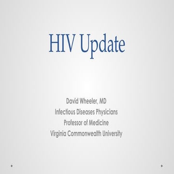 actualizacion del Virus de inmunodeficiencia Adquirida