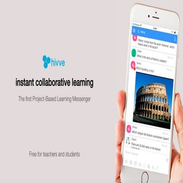 hivve.me  Project Based Learning Messenger