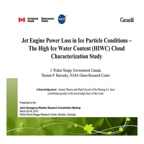 HIWC - Hi Ice Water Content