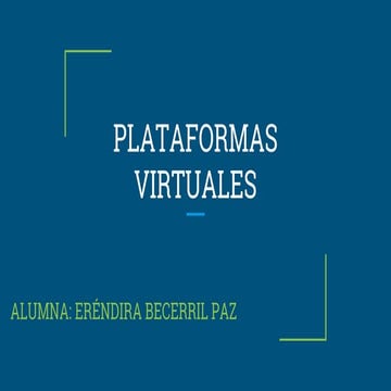 Plataformas virtuales