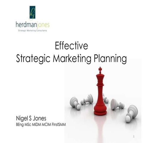 Strategic Marketing Planning