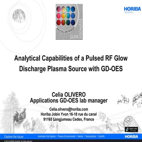 Analytical Capabilities of a Pulsed RF Glow Discharge Plasma Source with GD-OES