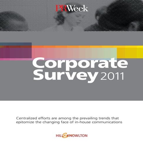 H&K/PRWeek Corporate Survey 2011