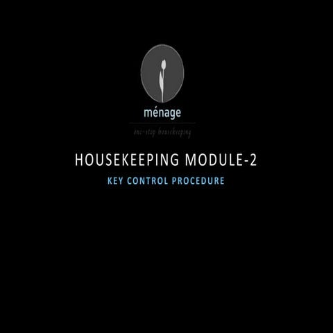 Hk  training-11- key control