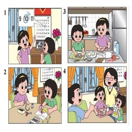 看圖寫作 說話練習 四格漫畫