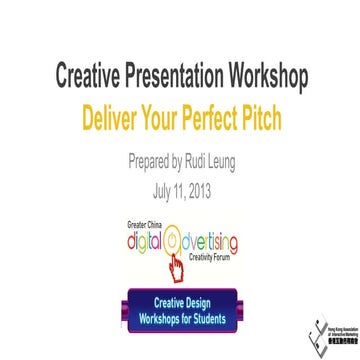 Deliver Your Perfect Pitch