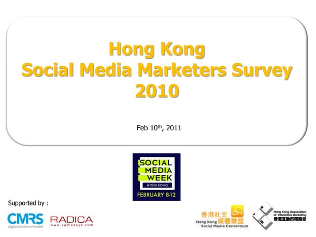 Hkaim social media marketer survey ...
