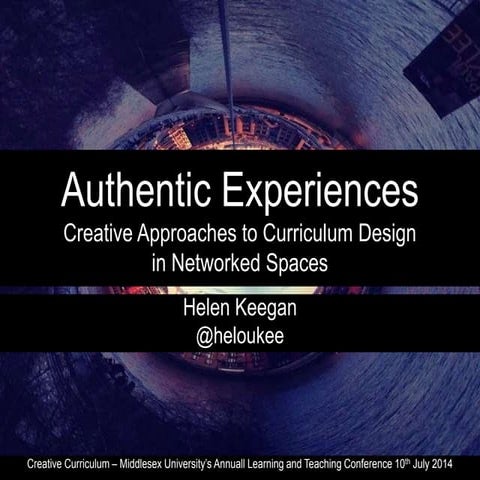 Authentic experience - Keegan