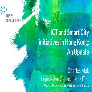 ICT and Smart City Initiatives in Hong Kong: An Update