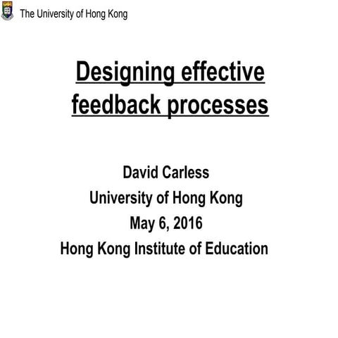 Relieving feedback frustrations