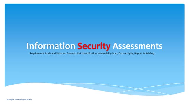 Information security presentation