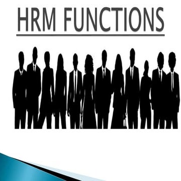 Functions of hrm